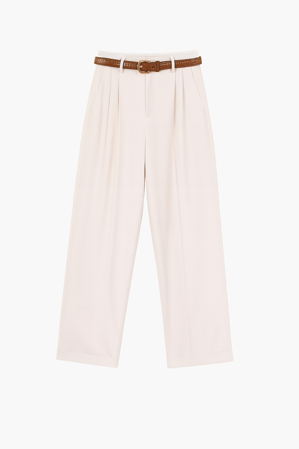 Cavemond Women’s High Waist Wide Leg Satin Pants